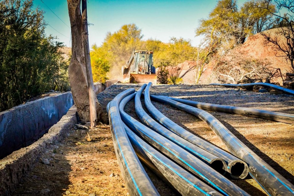 Avanzan las obras en Villa Unión para garantizar agua potable continua y de calidad