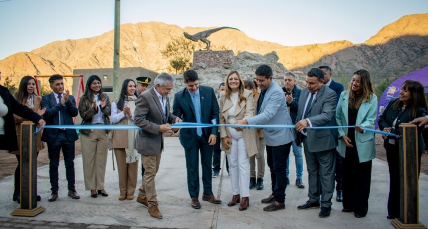 Nuevo espacio para el turismo y la comunidad: inauguraron la Plaza del Encuentro en el Dique Los Sauces